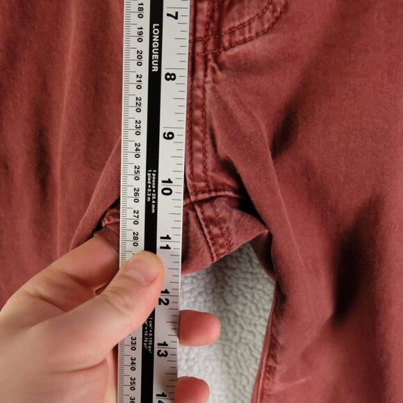 Ag Adriano Goldschmied Jeans Mens 34X34 Red The Matchbox Slim Straight Stretch - Picture 7 of 12